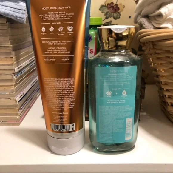 NWT 3) Piece Bath & Body Works At The Beach Shower Gel, Body Wash & Lotion - Picture 4 of 7